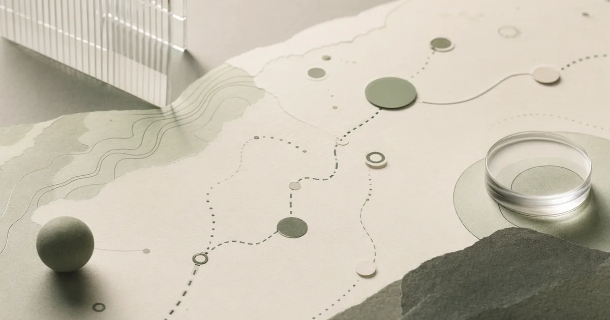 Minimal editorial hero image for The Art of Job Hunting