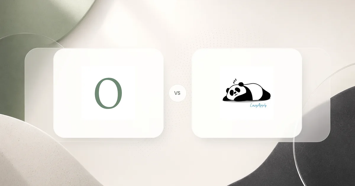 LazyApply vs Oaki comparison hero image