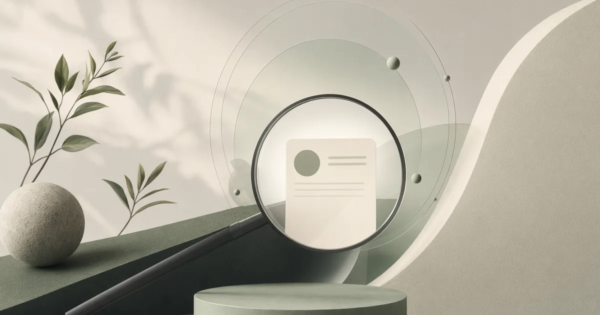 Minimal editorial hero image for Making the World's Best AI Job Finder