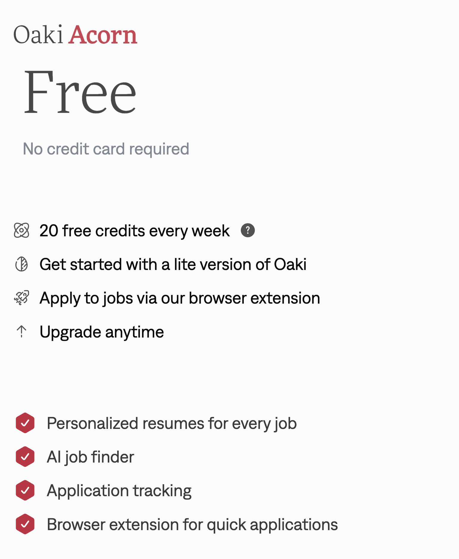 January updates: Acorn free mode and simpler pricing image