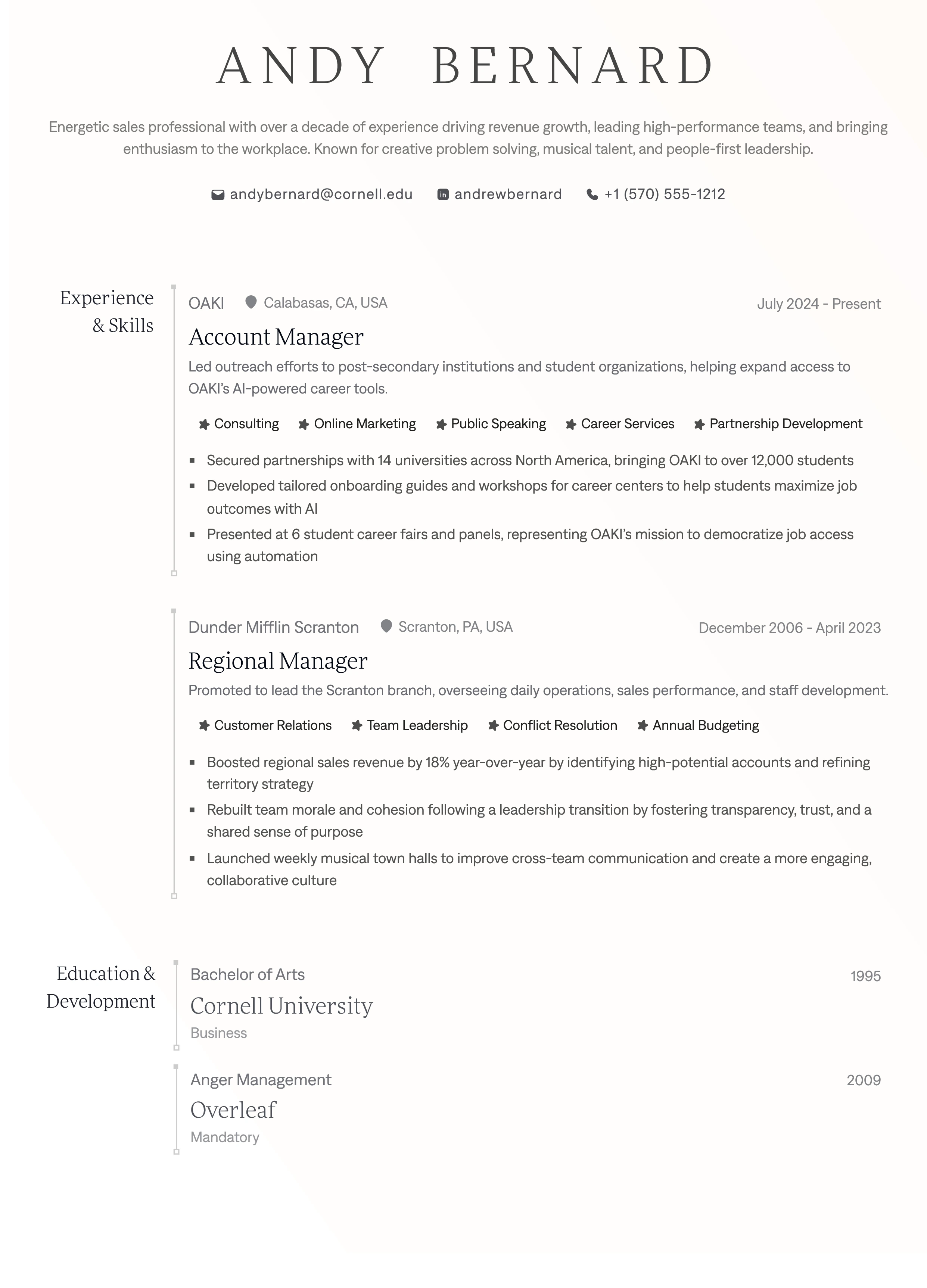 Make Awesome Resumes